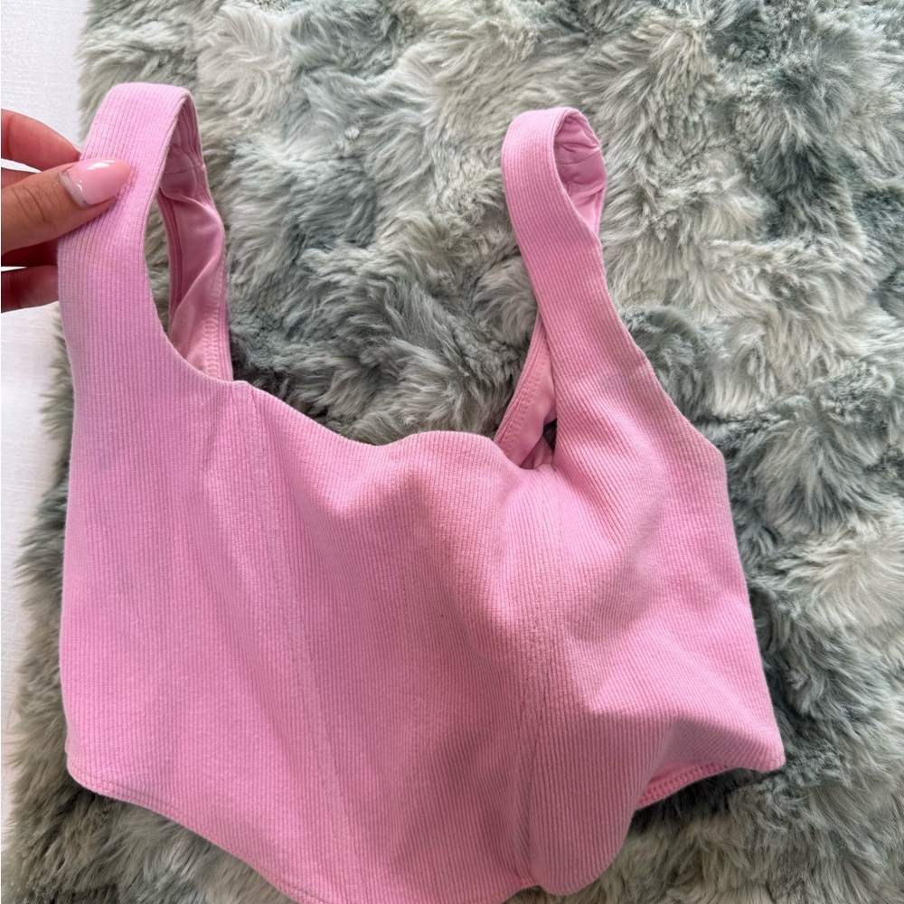Princess Polly Pink Zip-Up Top